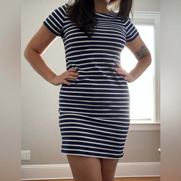 Joules Riviera Dress - Striped round neck 100% cotton dress - US6 /UK10 - Picture 11 of 12